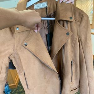 Jackets & Coats - Suede biker jacket Jackets & Coats - Suede biker jacket